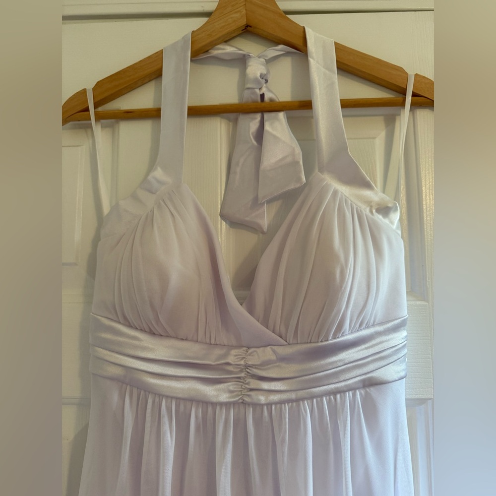 Vintage- Deb- White Halter Dress - Picture 2 of 4